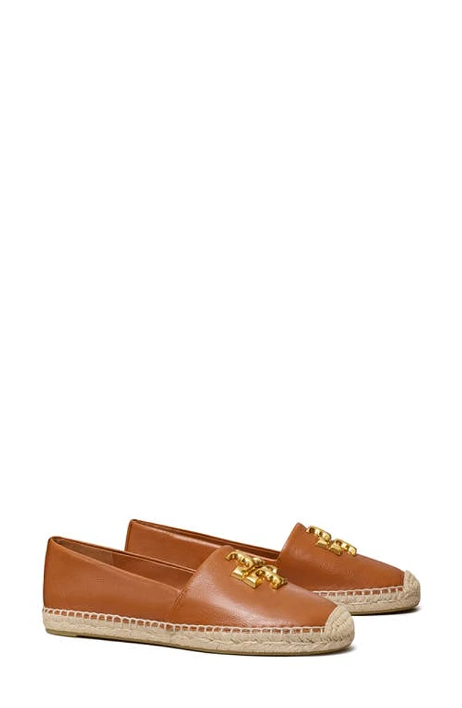 Tory Burch Eleanor Espadrille Flat Bourbon /Gold at Nordstrom,