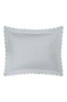 Matouk Diamond Piqué Pillow Sham in Pool at Nordstrom