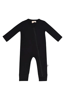 Kyte BABY Zip-Up Romper in Midnight at Nordstrom