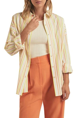 Favorite Daughter The Ex-Boyfriend Stripe Shirt Sorbetto at Nordstrom,