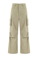 Nocturne Cargo Pants with Pockets in Dark Beige at Nordstrom