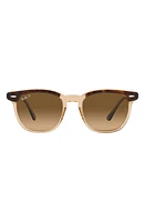 Ray-Ban Hawkeye 50mm Gradient Polarized Square Sunglasses in Trans Brown at Nordstrom