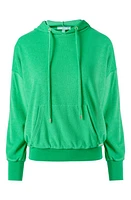 Melissa Odabash Nora Drop Shoulder French Terry Cover-Up Hoodie at Nordstrom,