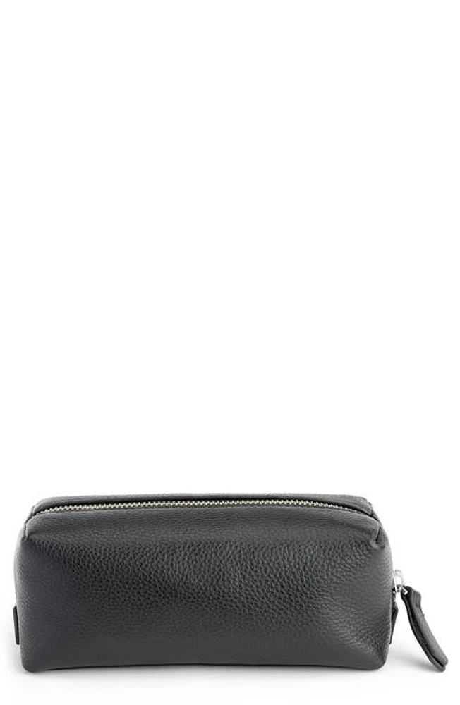 ROYCE New York Minimalist Leather Utility Bag in Black at Nordstrom