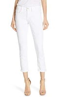 FRAME Le Garcon Ankle Boyfriend Jeans Blanc at Nordstrom,