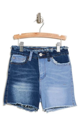 Joe's Kids' Hailey Two-Tone Frayed Denim Shorts Catskill at Nordstrom,