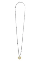 LAGOS Caviar Luxe Diamond Heart Pendant Necklace in Gold at Nordstrom