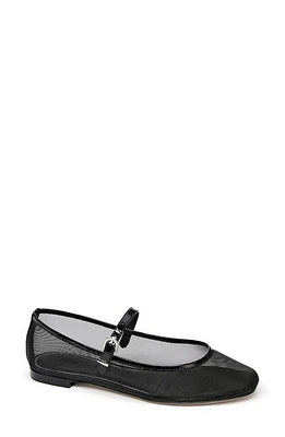 PAIGE Josie Mary Jane Flat Black at Nordstrom,