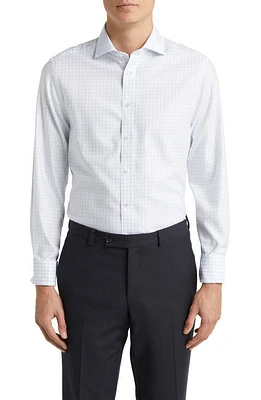 Charles Tyrwhitt Slim Fit Non-Iron Grid Dress Shirt at Nordstrom,