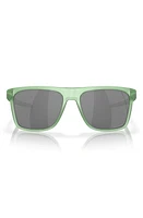 Oakley Leffingwell 57mm Prizm Rectangular Sunglasses in Black Green at Nordstrom