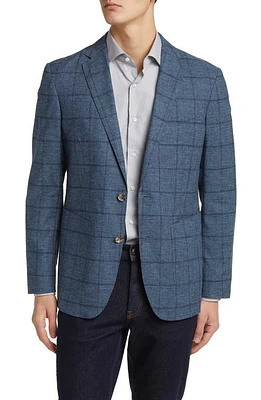 Rodd & Gunn Lake Roxburgh Windowpane Plaid Sport Coat Prussian at Nordstrom,