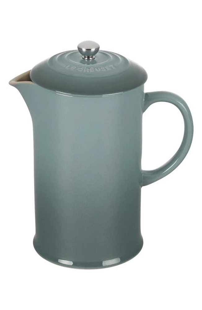 Le Creuset Stoneware French Press in Sea Salt at Nordstrom