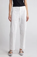 rag & bone Leyton Cotton Workwear Pants White at Nordstrom,