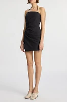 A. L.C. Charlie Halter Minidress Black at Nordstrom,