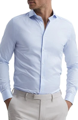 Reiss Storm Slim Fit Button-Up Shirt Soft Blue at Nordstrom,