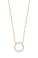 Bony Levy Mykonos Diamond Circle Pendant Necklace in 18K Yellow Gold at Nordstrom