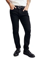 Madewell Athletic Slim Jeans Black at Nordstrom, X