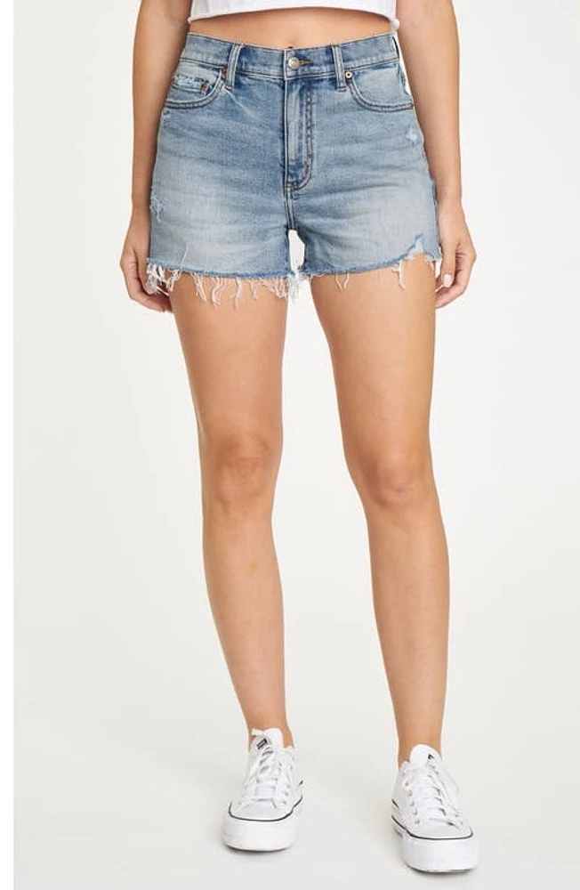 DAZE Troublemaker Cutoff Denim Shorts in Revenge at Nordstrom, Size 26