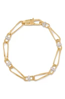 Marco Bicego Marrakech Onde Bracelet in Yellow Gold/Diamond at Nordstrom, Size 7.5