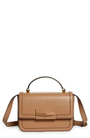 Jimmy Choo Diamond Leather Top Handle Bag in Biscuit/Gold at Nordstrom