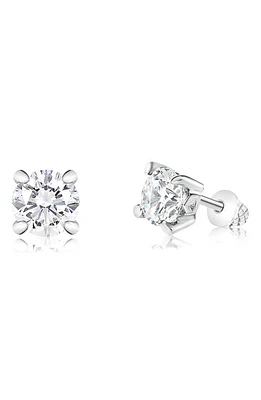 Chanteur Kids' Cubic Zirconia Stud Earrings in Clear at Nordstrom