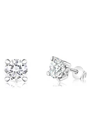 Chanteur Kids' Cubic Zirconia Stud Earrings in Clear at Nordstrom