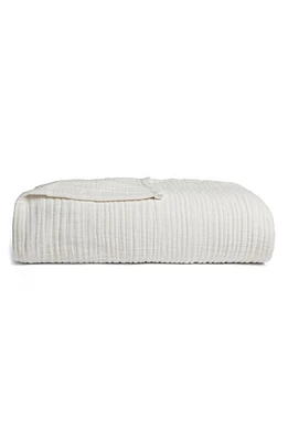 Parachute Cloud Cotton & Linen Gauze Bed Blanket in Cream at Nordstrom