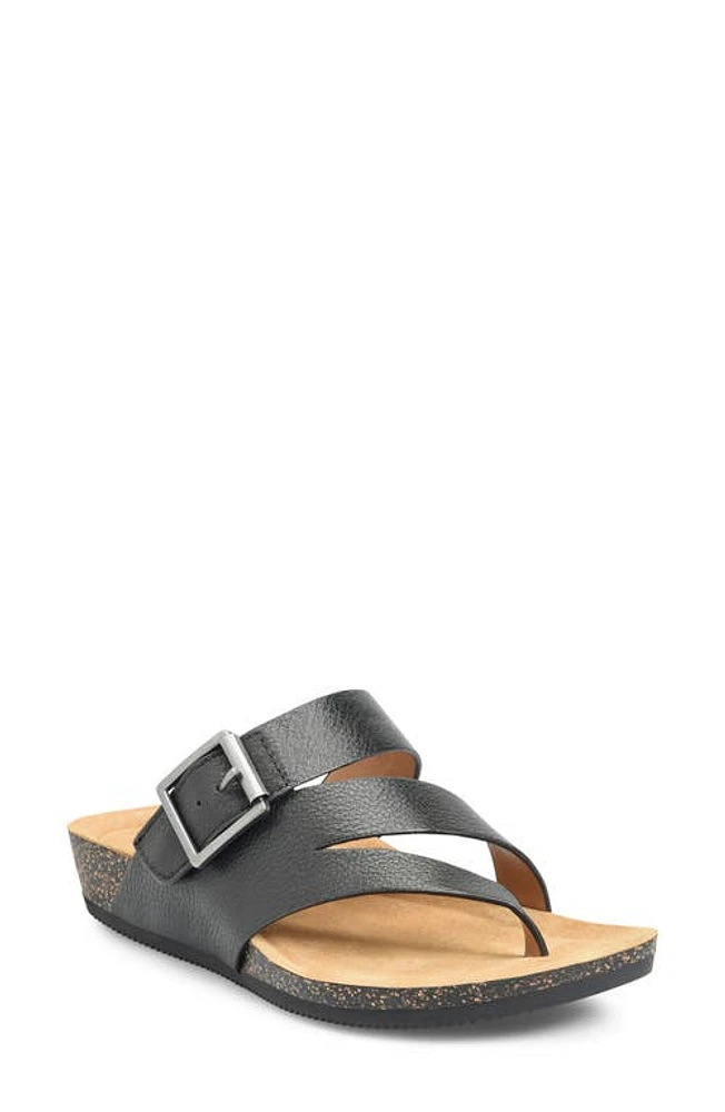 Comfortiva Geary Wedge Sandal Black at Nordstrom,