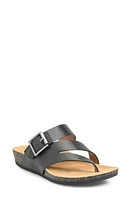 Comfortiva Geary Wedge Sandal Black at Nordstrom,