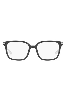 Prada 52mm Square Optical Glasses in Black at Nordstrom