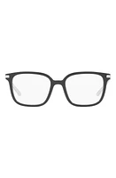 Prada 52mm Square Optical Glasses in Black at Nordstrom