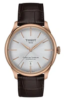 Tissot Chemin des Tourelles Powermatic 80 Leather Strap Watch