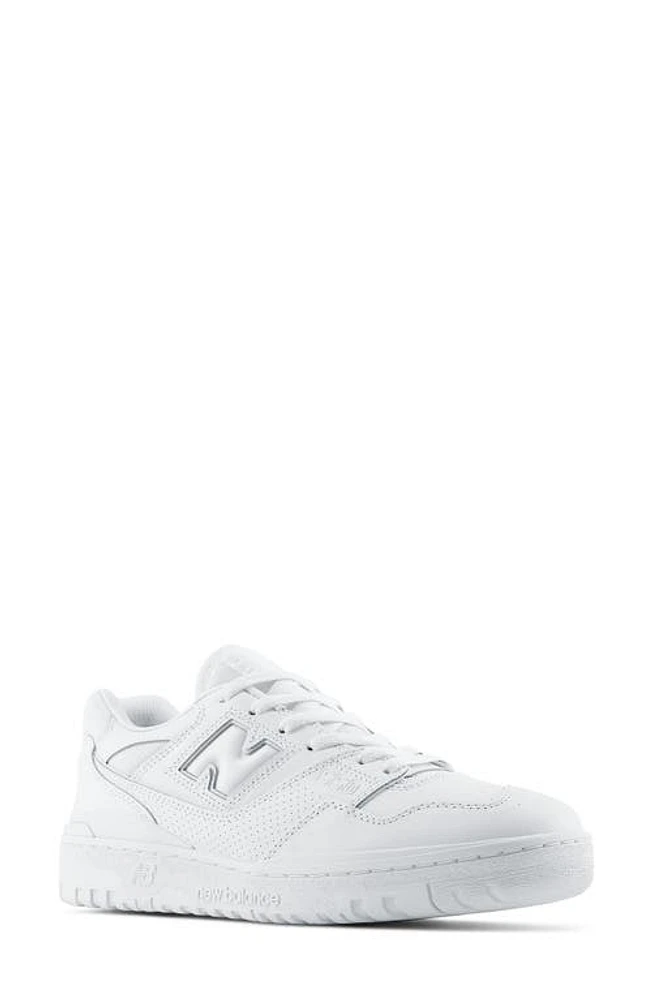 New Balance 550 Basketball Sneaker in White/White at Nordstrom, Size 9.5