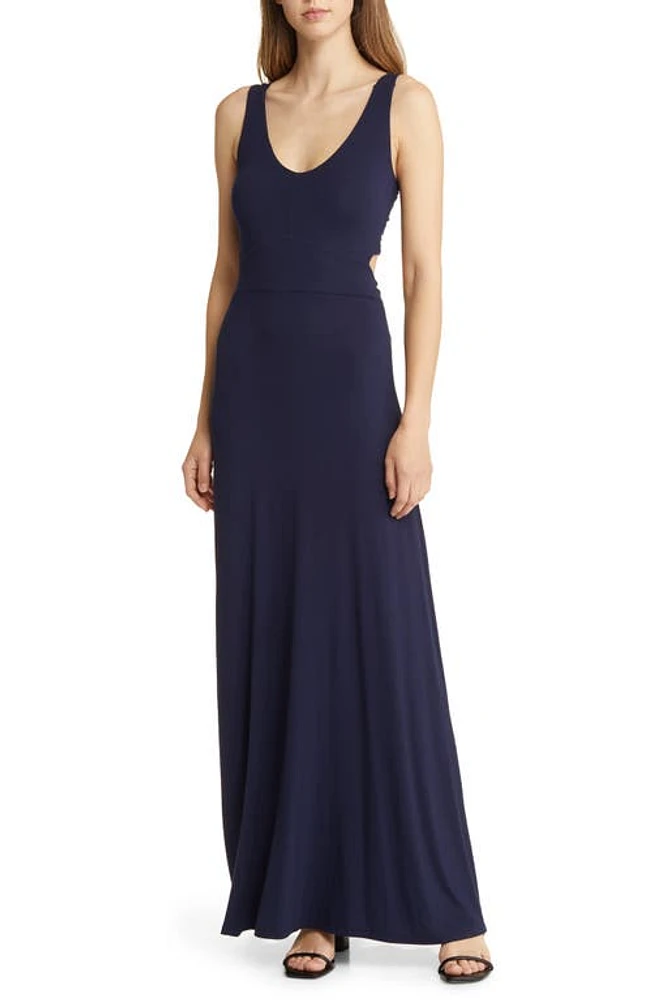 Fraiche by J Open Back Knit Maxi Sundress at Nordstrom,