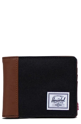 Herschel Supply Co. Hank Bifold Wallet in Black/Tan at Nordstrom