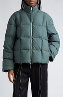 Jil Sander Down Crop Jacket Harbour Blue at Nordstrom,