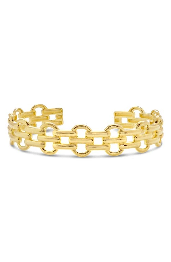 Sterling Forever Remi Cuff Bracelet in Gold at Nordstrom