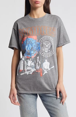 Merch Traffic Ramones Cotton Graphic T-Shirt Charcoal Gray at Nordstrom,