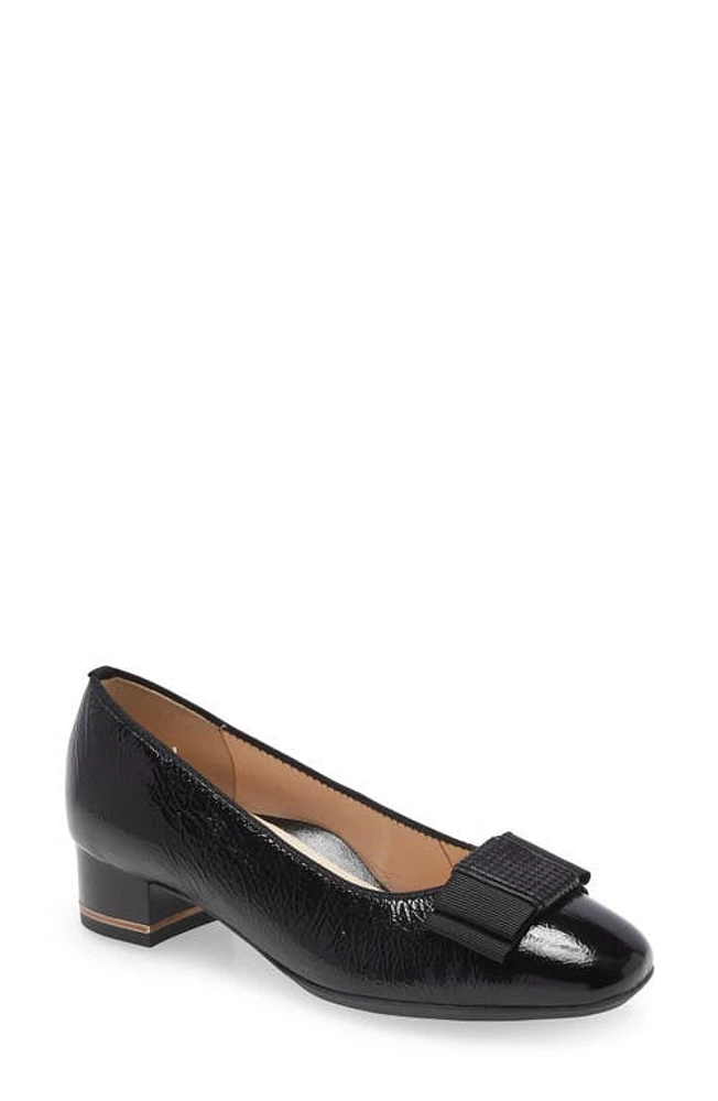 ara Garnet Suede Pump Black Vernice/Lack/Pepitakid at Nordstrom,