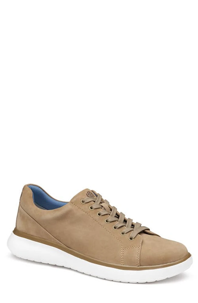 Johnston & Murphy Oasis Lace-to-Toe Sneaker Taupe Nubuck at Nordstrom,