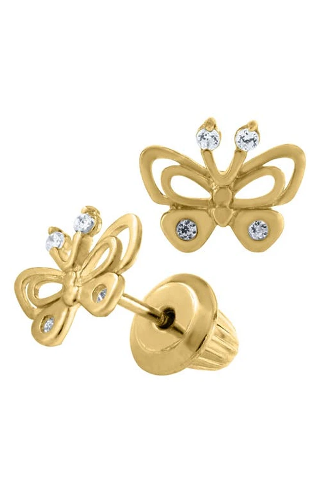 Mignonette 14k Gold Butterfly Earrings at Nordstrom