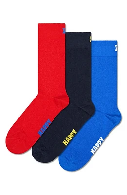 Happy Socks Assorted 3-Pack Crew Socks in Multi at Nordstrom