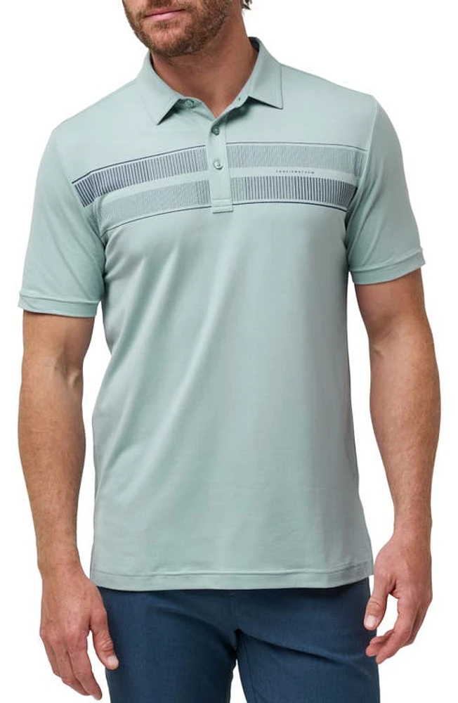 TravisMathew Moraga Chest Stripe Polo Arona at Nordstrom,