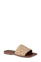 Diba True Viva City Slide Sandal Natural at Nordstrom,