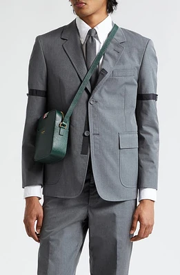 Thom Browne Armband Straight Fit Unstructured Typewriter Cloth Sport Coat Medium Grey at Nordstrom,