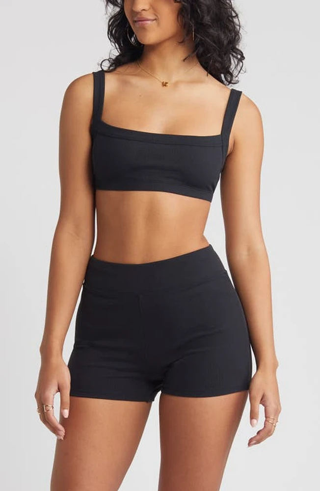 BP. Compact Rib Supercrop Top at Nordstrom,