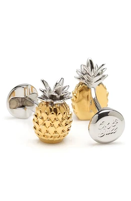 Cufflinks, Inc. 3D Pineapple Cuff Links in Gold at Nordstrom