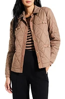 NIC+ZOE Onion Quilted Mixed Media Puffer Jacket at Nordstrom,