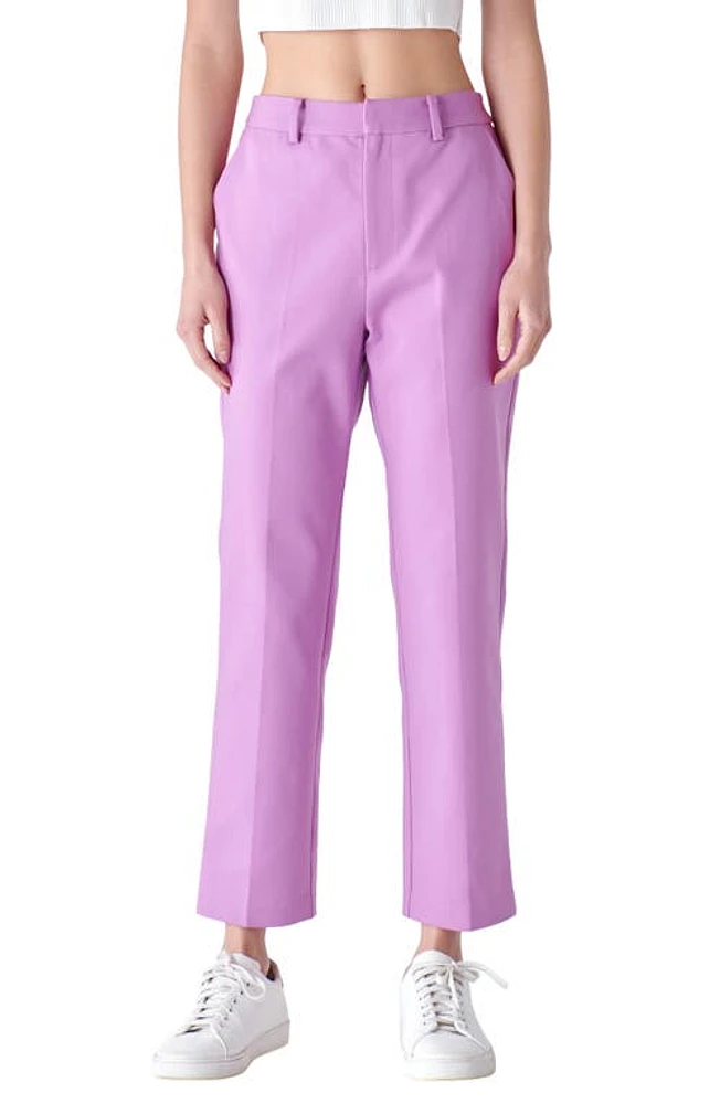 English Factory Cigarette Pants Lilac at Nordstrom,