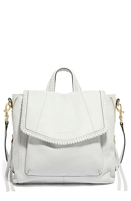 Aimee Kestenberg All for Love Convertible Leather Backpack in Cloud W/Shiny Gold at Nordstrom